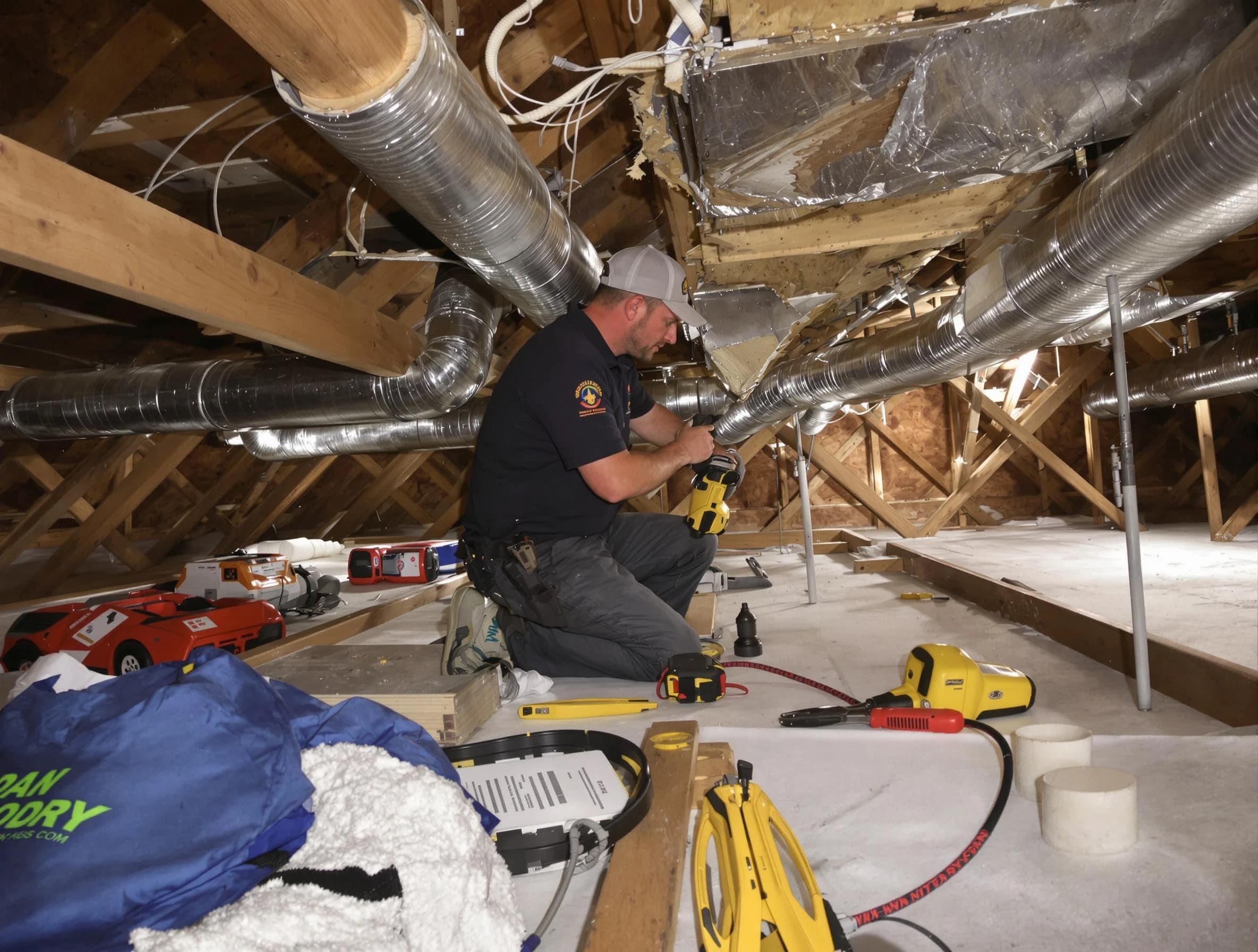 Professional air duct repair by Costa Mesa Air Duct Cleaning in Costa Mesa